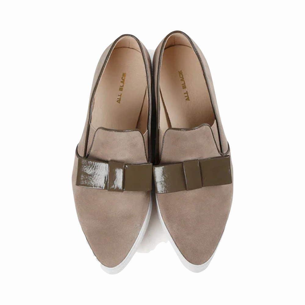 Poshmark Sandals All Black Women's Tux Suede Slip On in Taupe