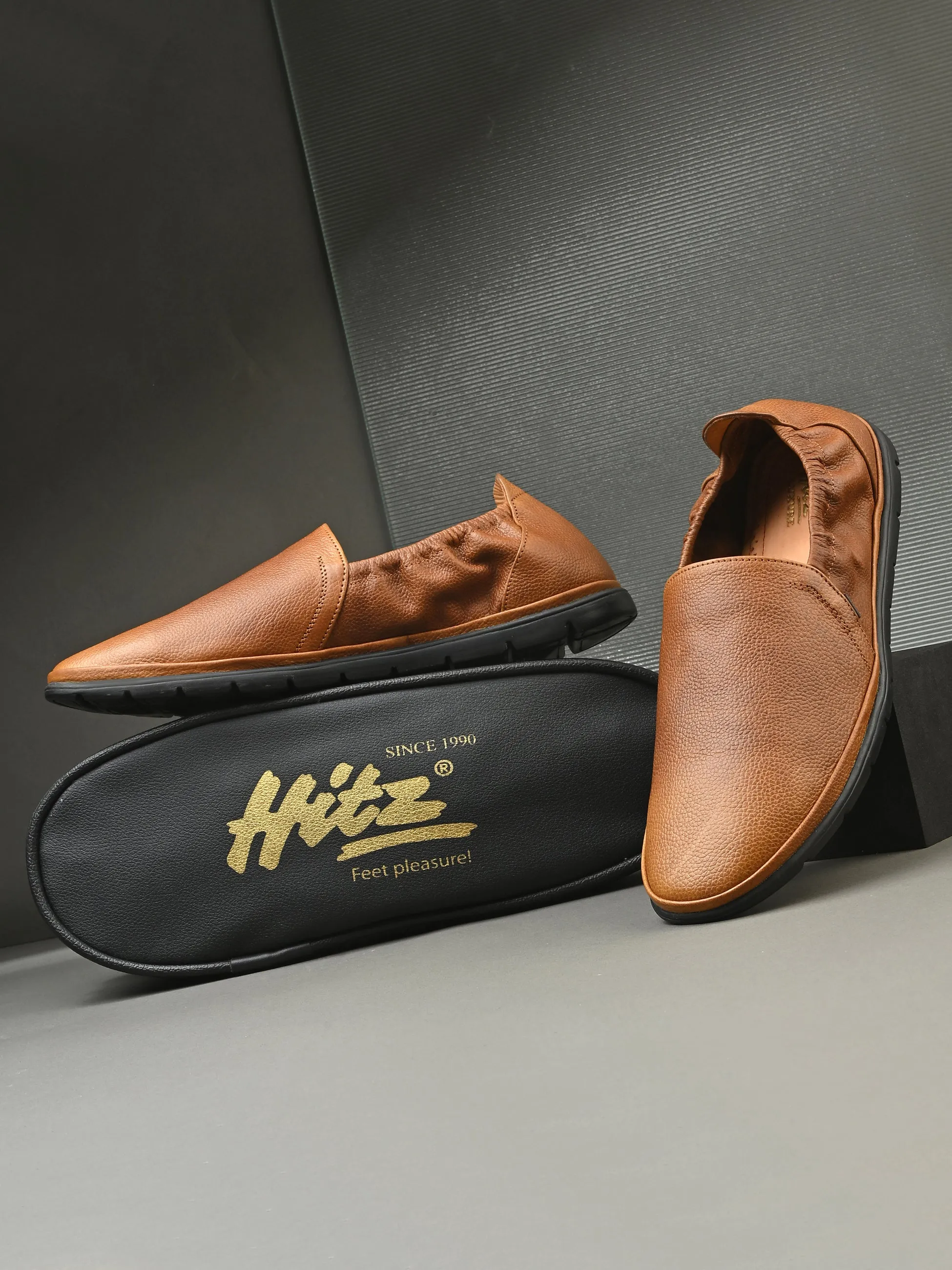 Como Imperial Slip On Loafer Urban Leather Back Elastic Slip Ons