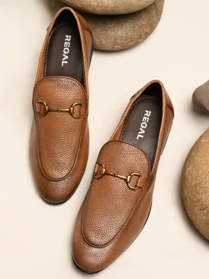 Regal Tan Men Leather Buckled Formal Slip Ons Slip On Nikes