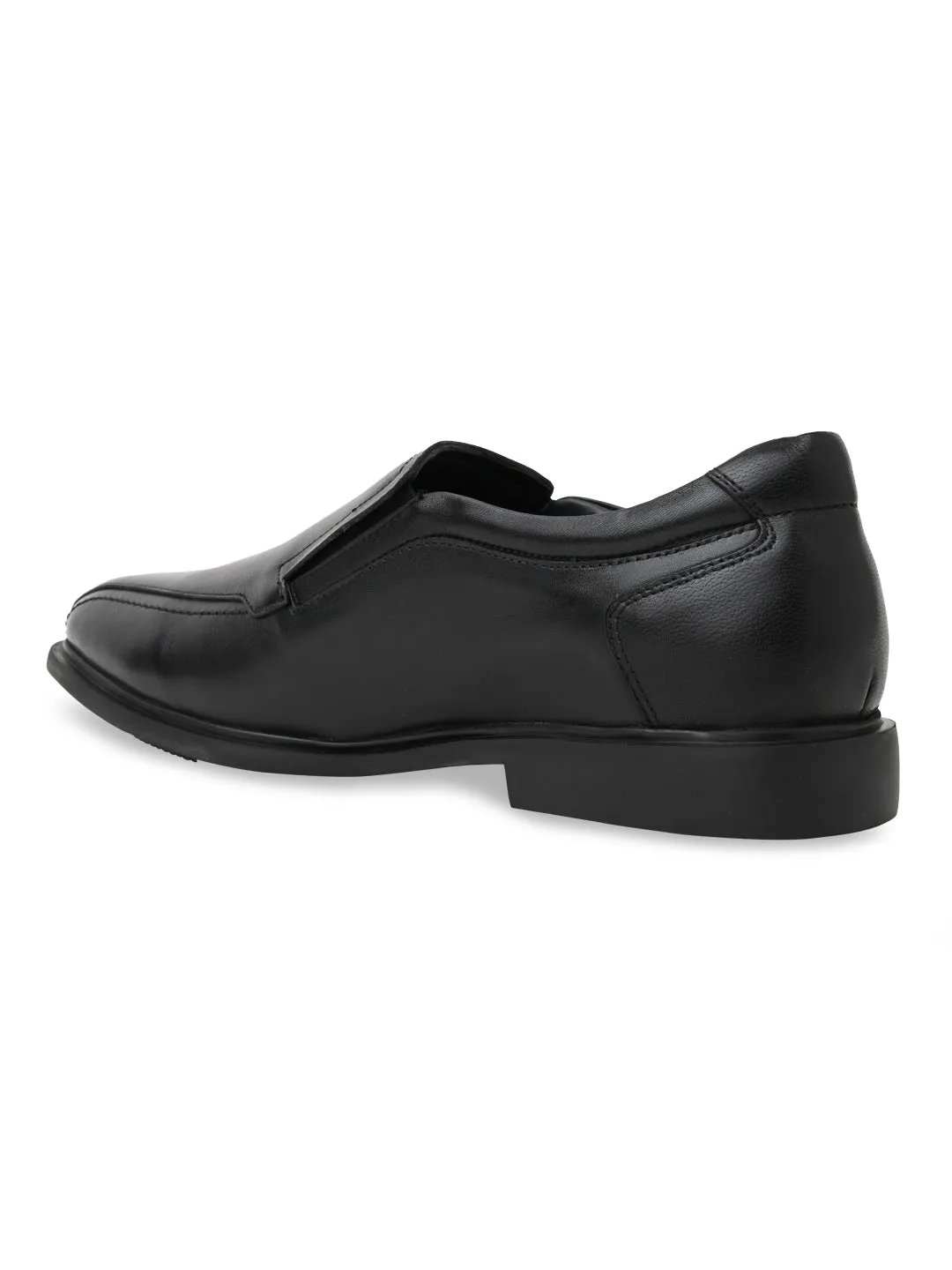 Regal Black Men Light Weight Comfort Leather Slip Ons Tab Performance Slip Ons
