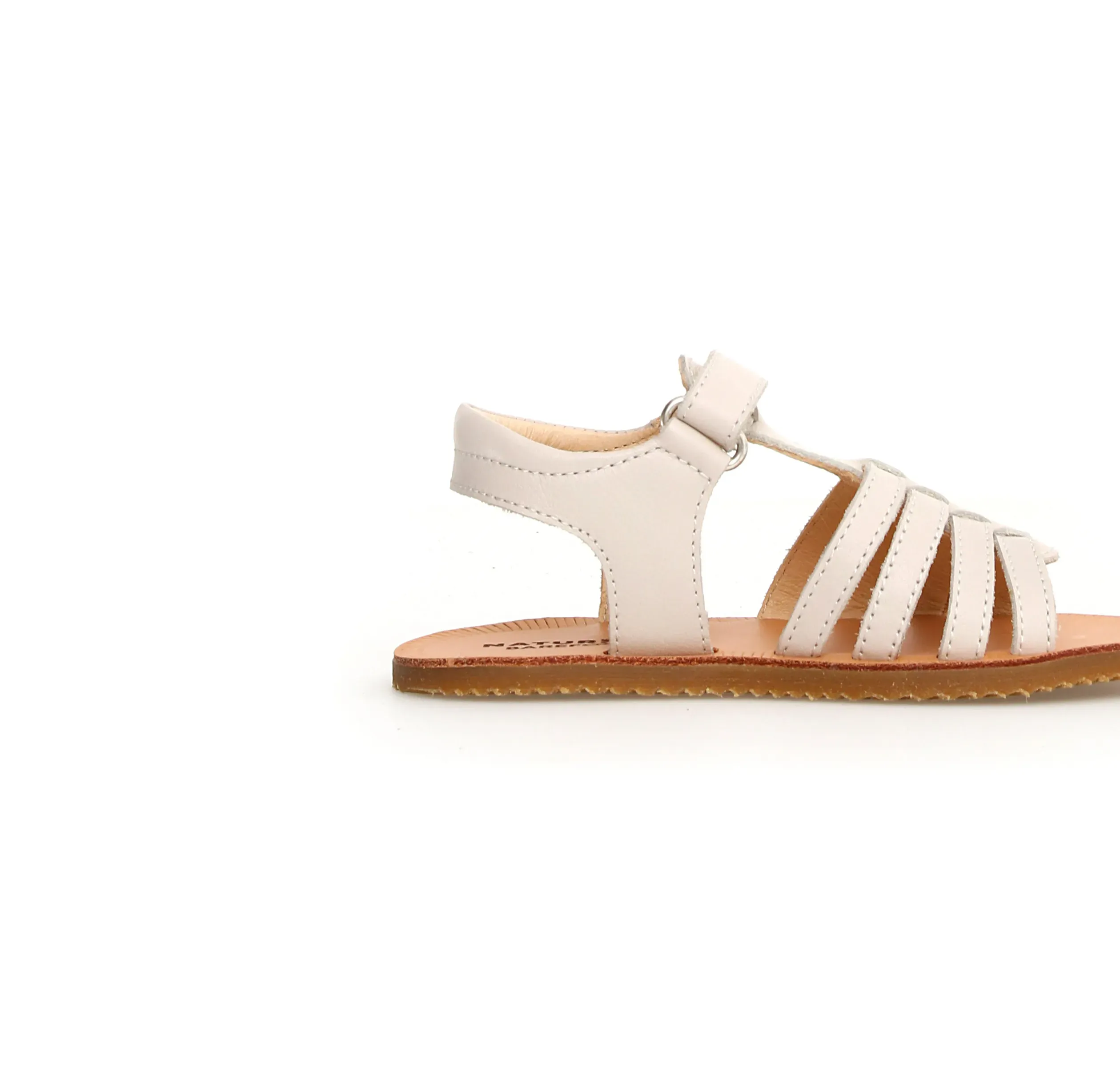 Pedi Sandals Naturino Girl's Yogis Barefoot Sandals - Milk