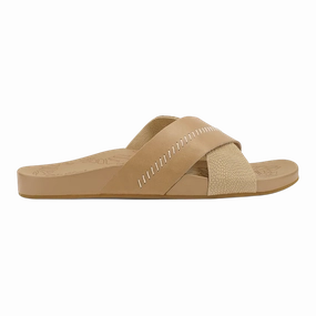 Kpea Olu Sheepskin Lined Flip Flops