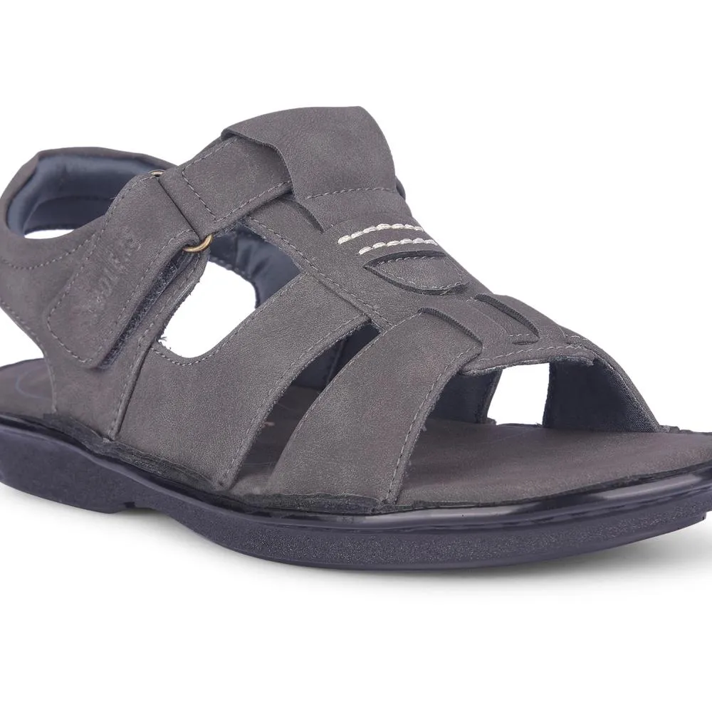 Comfortable Walking Sandals Coolers By Liberty Mens FLEXO Grey Casual Sandal