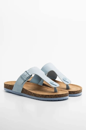 Cork Sandal Blue Basketball Shoes Prevent Ankle Injuries