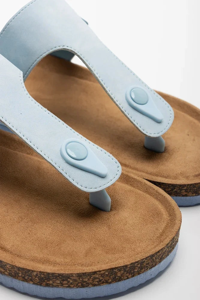 Cork Sandal Blue Big Size Basketball Shoes