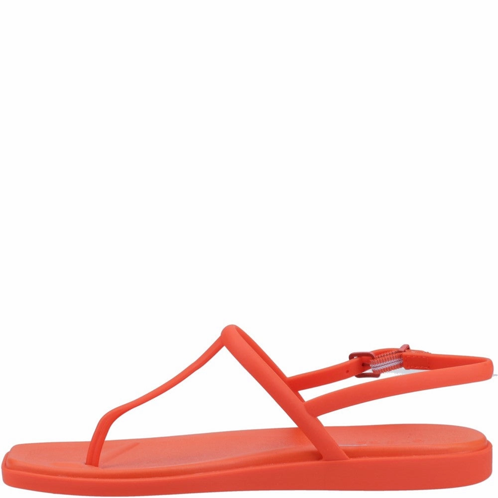 Crocs Miami Thong Flip Slip Ons With Roses