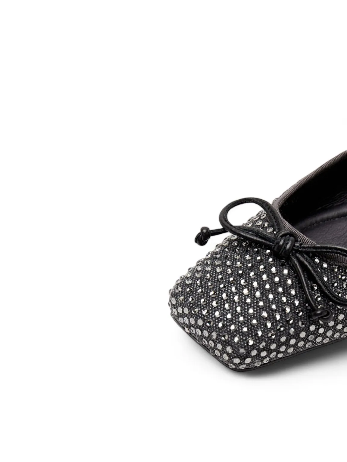 Crystal Chic Rhinestone Ballerina Flats