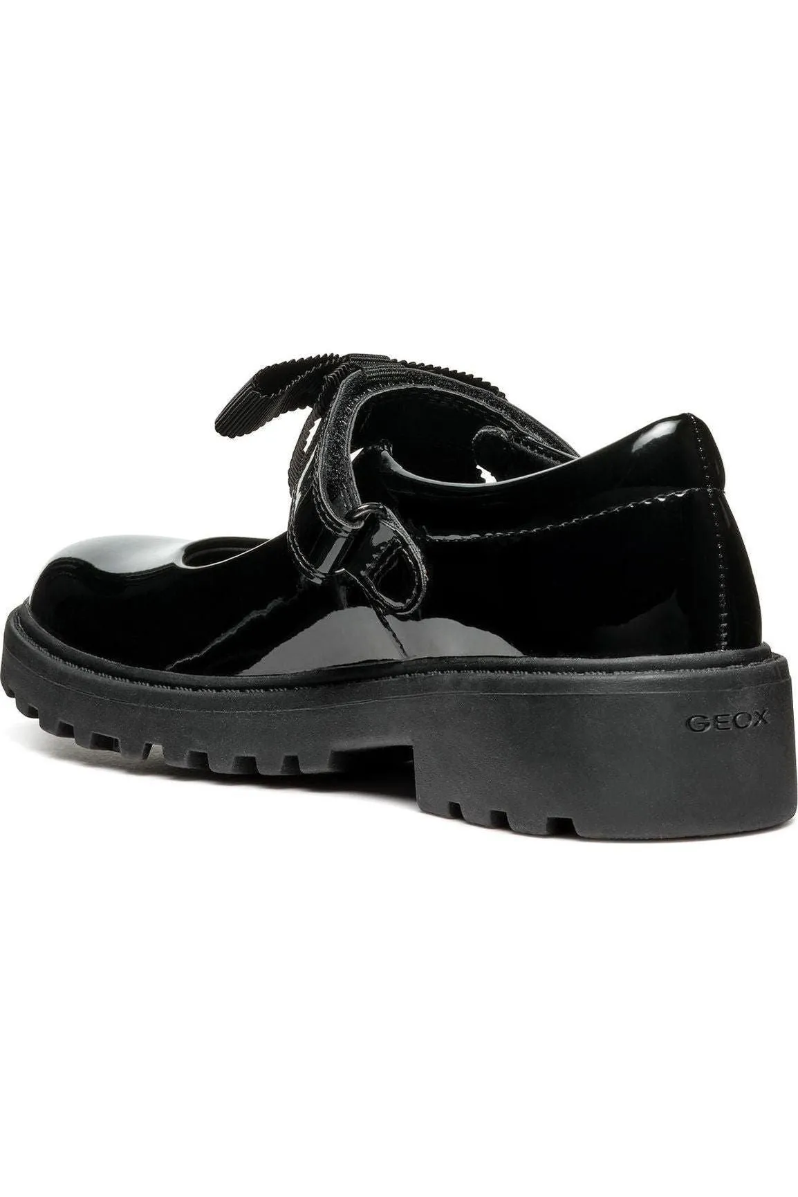 Geox Casey GE J1620E  in Black patent Best Cheap Running Shoes