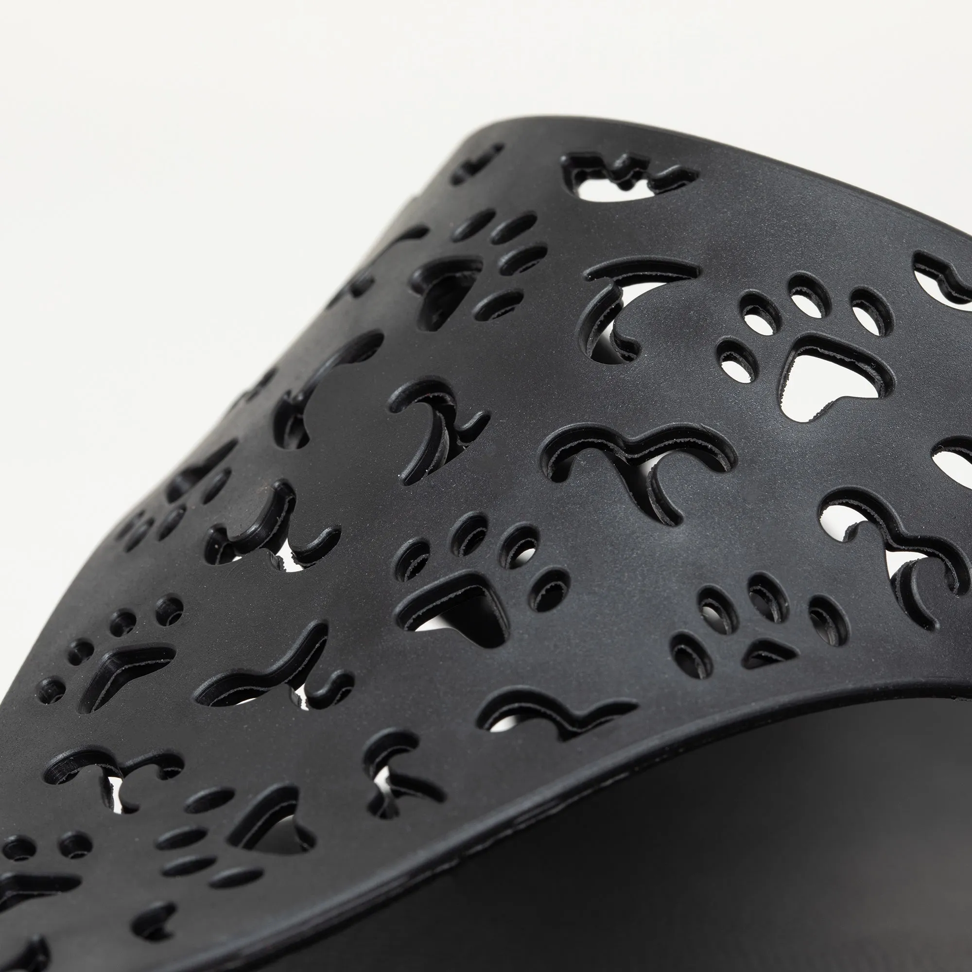 Platform Espadrilles Slip On Cut-Out Paw Print Flip Flops