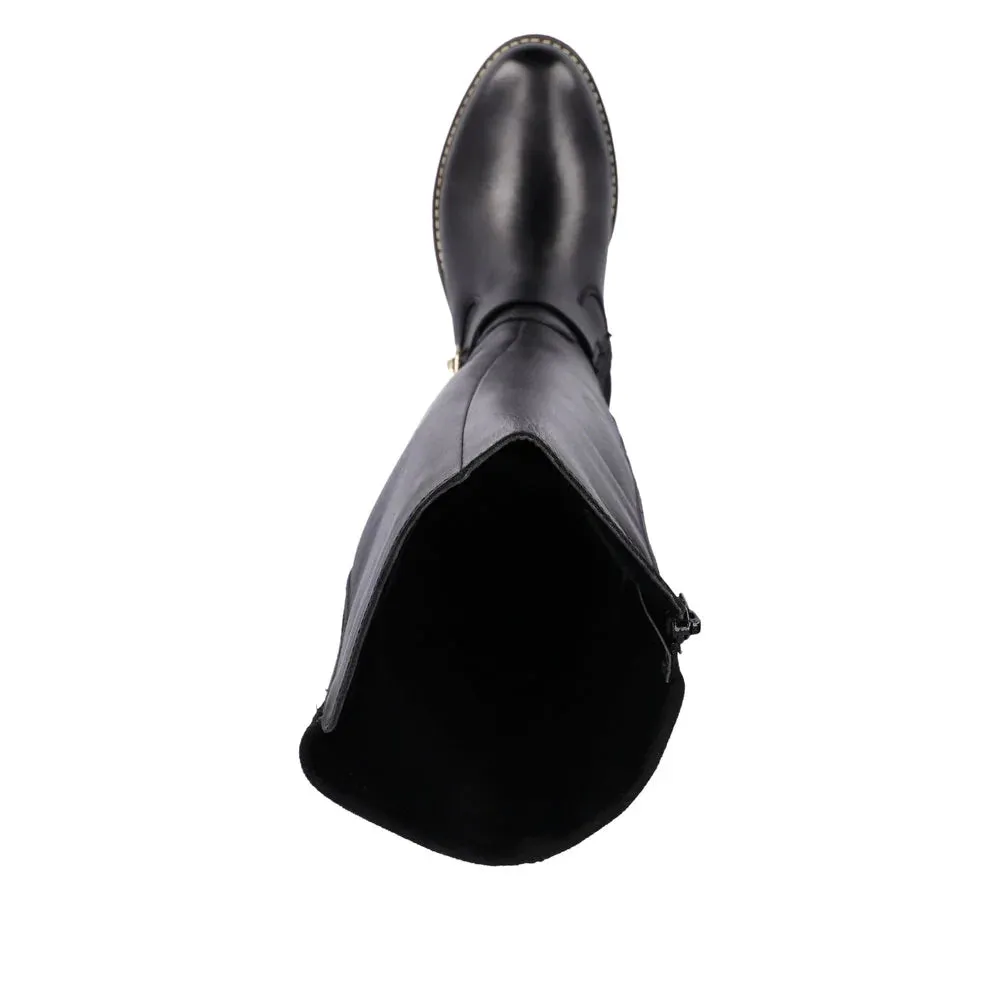 Remonte by Rieker Women's Aida Tall Boot - Black Carolina Toe Boots