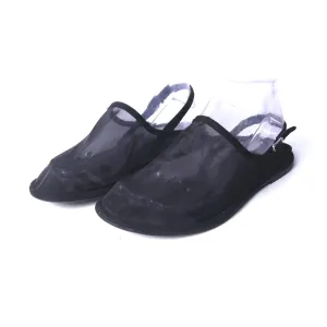 Leather Woven Flat Shoes ZARA. .