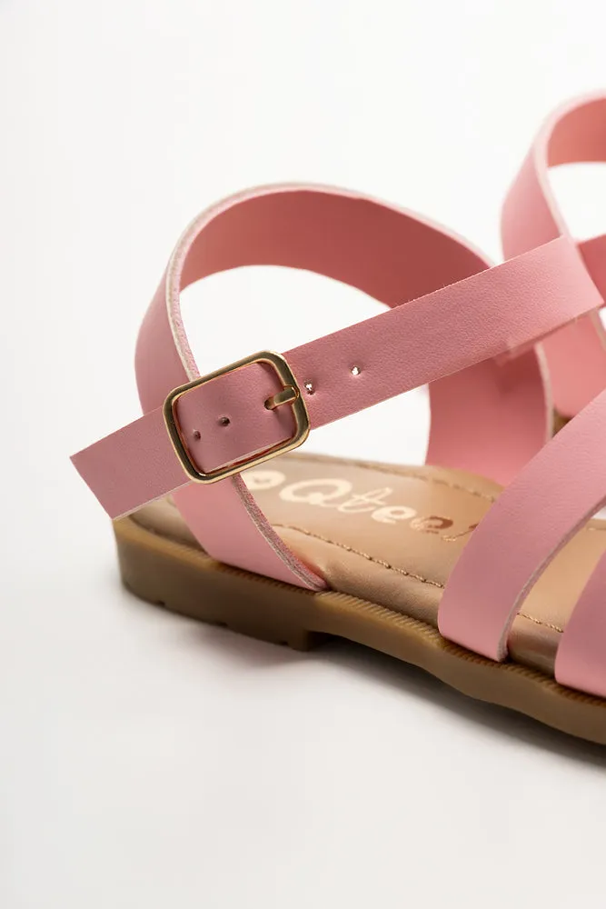 Daisy Trim Sandals Pink Best Cross Training Shoes For Achilles Tendonitis