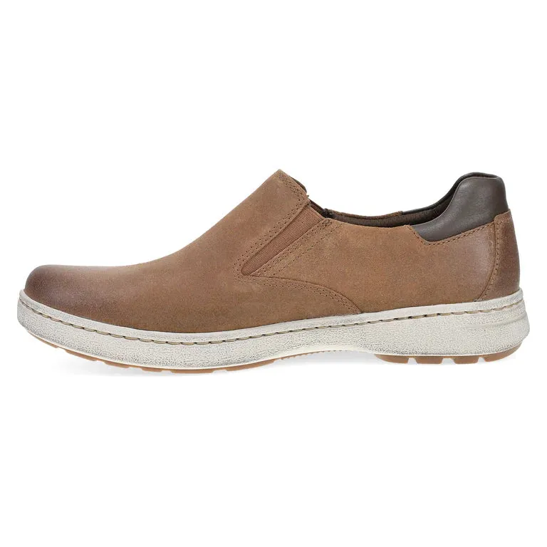 'DANSKO' Men's Trent Slip-Ons - Brown Slip On Work Shoes