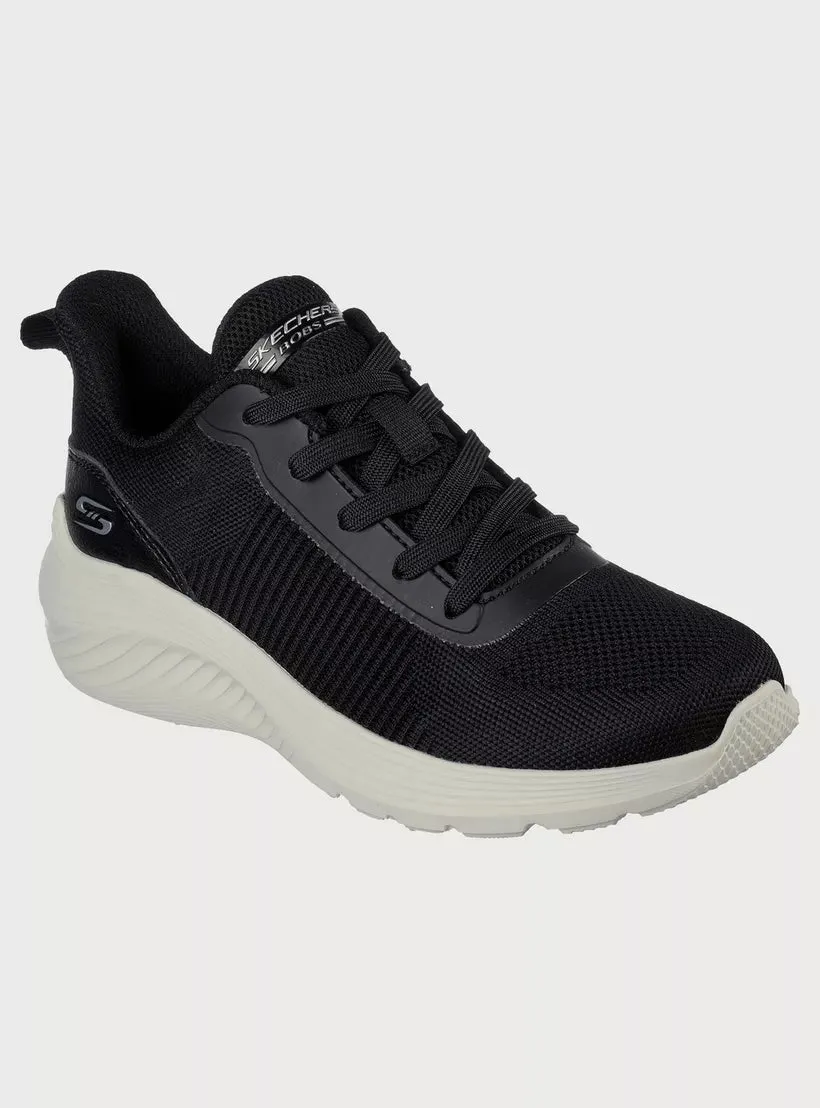 SKECHERS BOBS SPORT SQUAD WAVES  - 117470 - BLK Shoes For Flat Feet