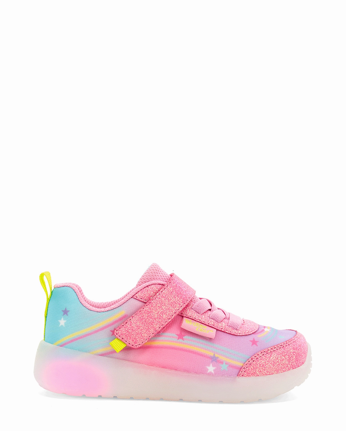 Vintage 80s Sneakers Kids Lighted Flash Feet Sneaker - Pink