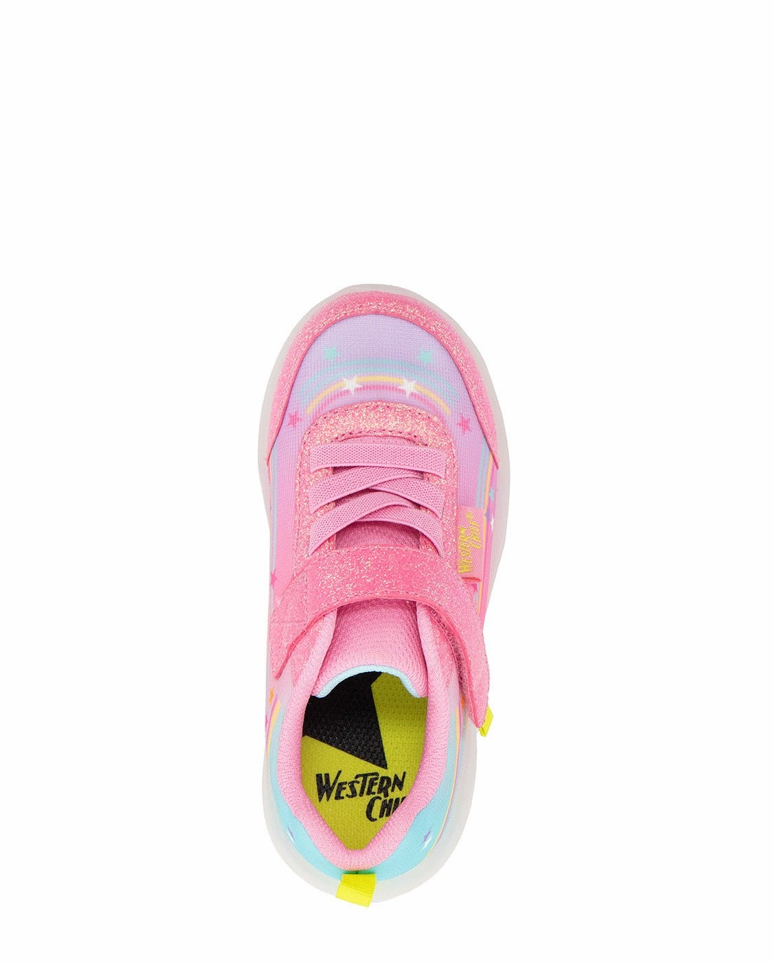Kids Lighted Flash Feet Sneaker - Pink Coach High Top Sneakers