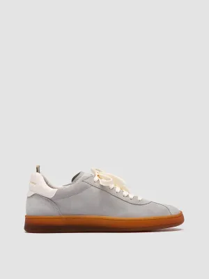 DESTINY 101 - Grey Leather and Suede Sneakers Lv Trainer Sneakers