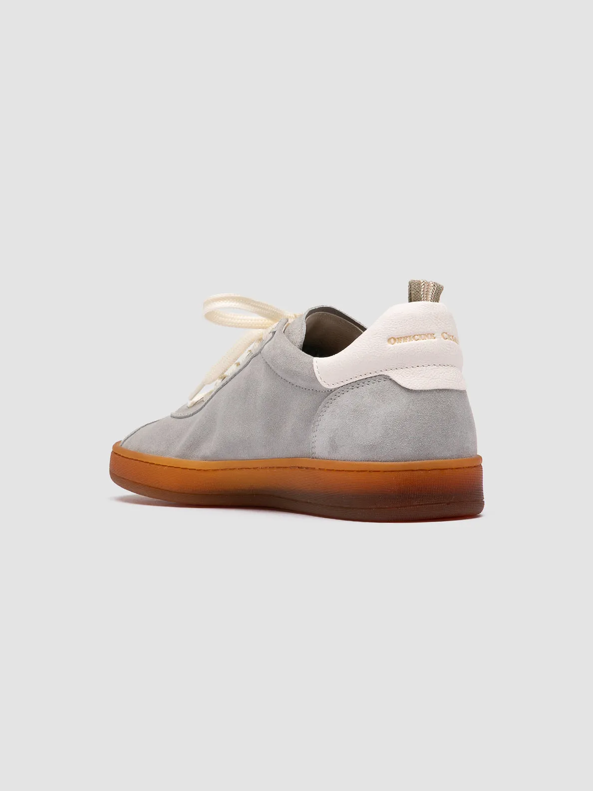 DESTINY 101 - Grey Leather and Suede Sneakers Most Popular Sneakers 2024