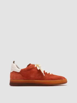 Sneakers Wallpaper DESTINY 101 - Red Leather and Suede Sneakers