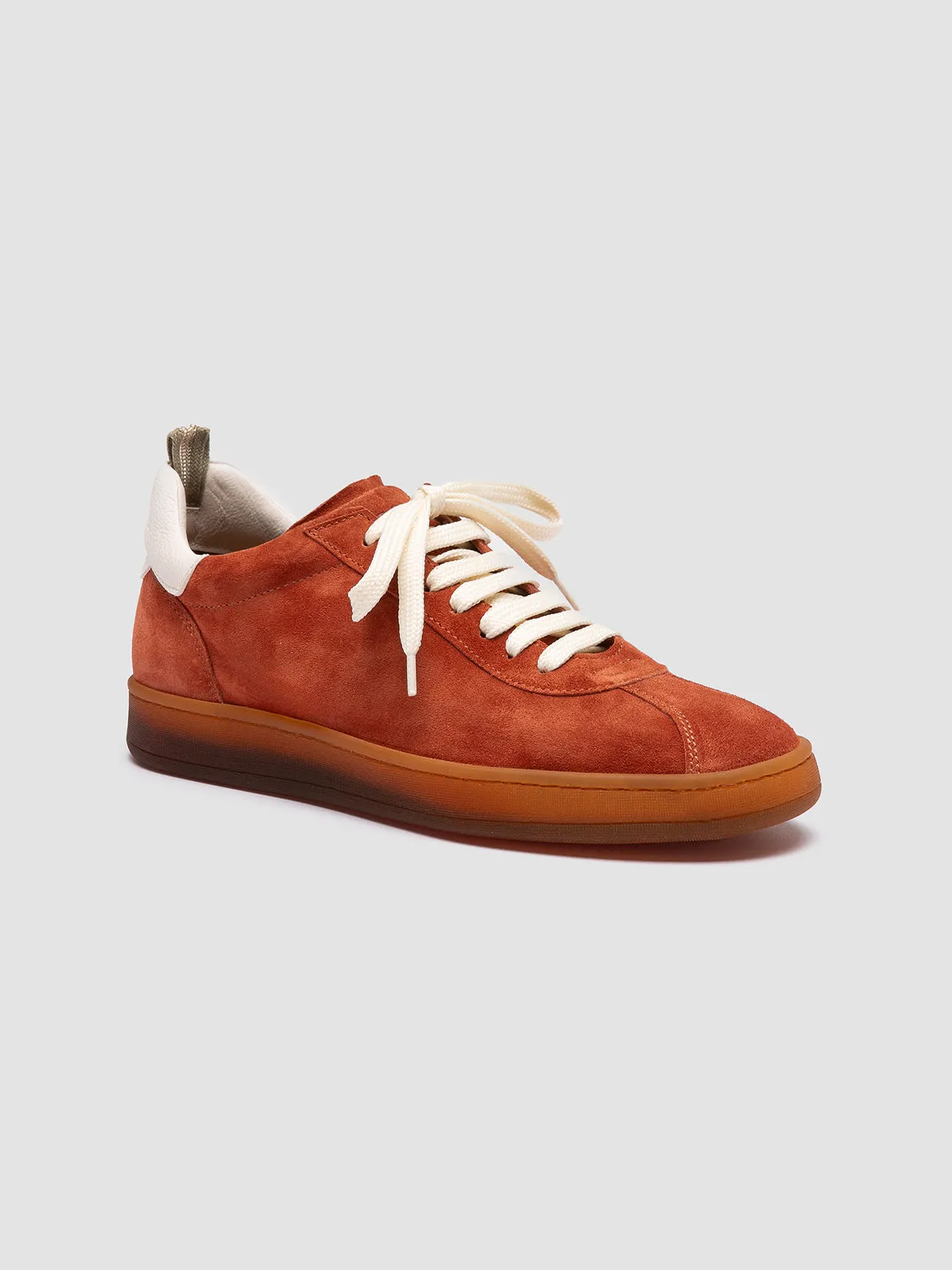 Duke Sneakers DESTINY 101 - Red Leather and Suede Sneakers
