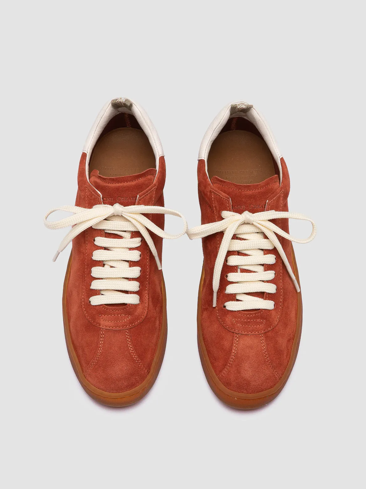 DESTINY 101 - Red Leather and Suede Sneakers Sneakers Santoni