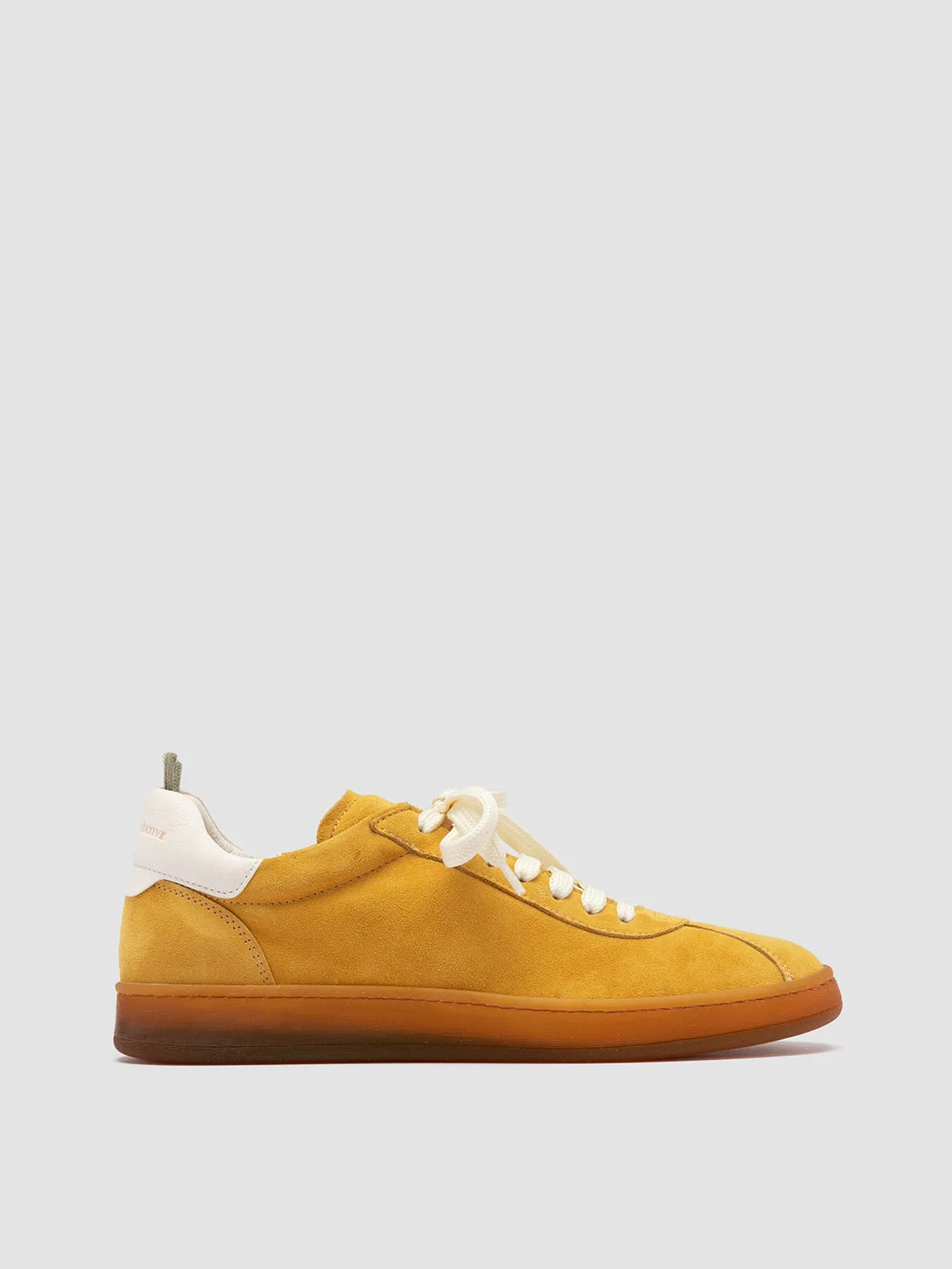 Forte Lounger Sneakers DESTINY 101 - Yellow Leather and Suede Low Top Sneakers