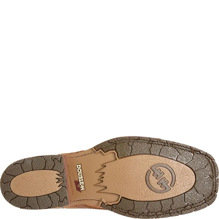 'Double H' Men's 11" Durant SR Western Square Toe - Brown