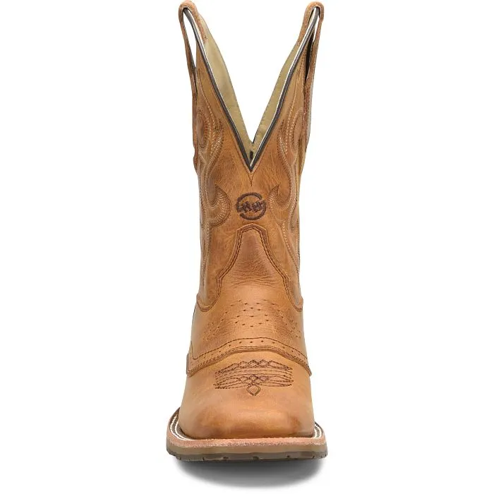 'Double H' Men's 11" Durant SR Western Square Toe - Brown