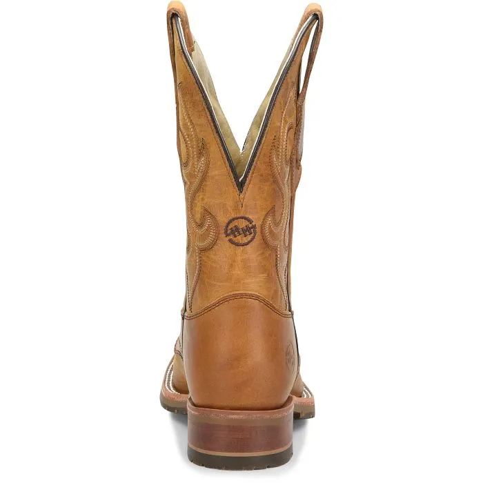 'Double H' Men's 11" Durant SR Western Square Toe - Brown