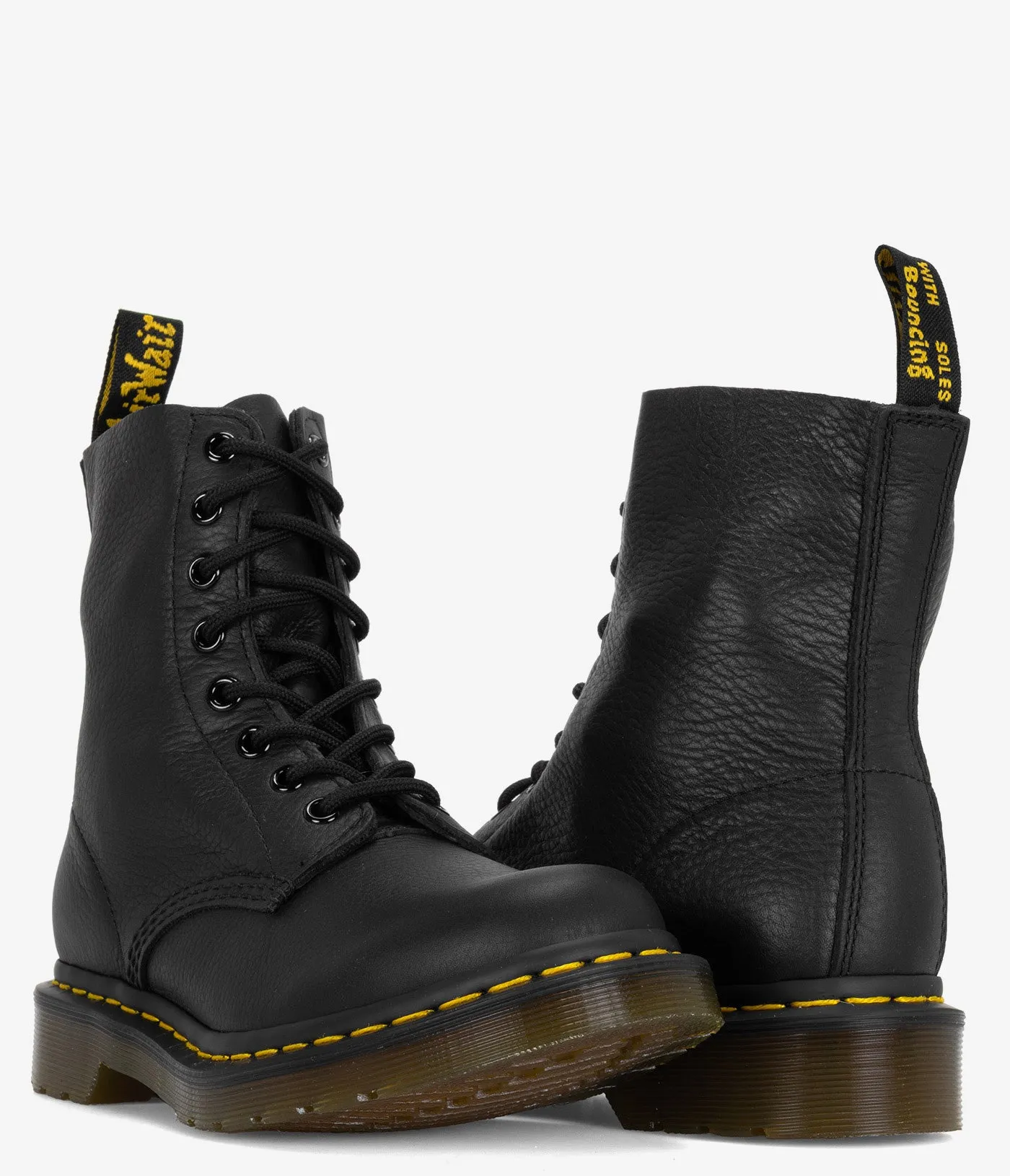 Dr. Martens 1460 Pascal Virginia Leather Lace Up Boots - Women Wide Ski Boots