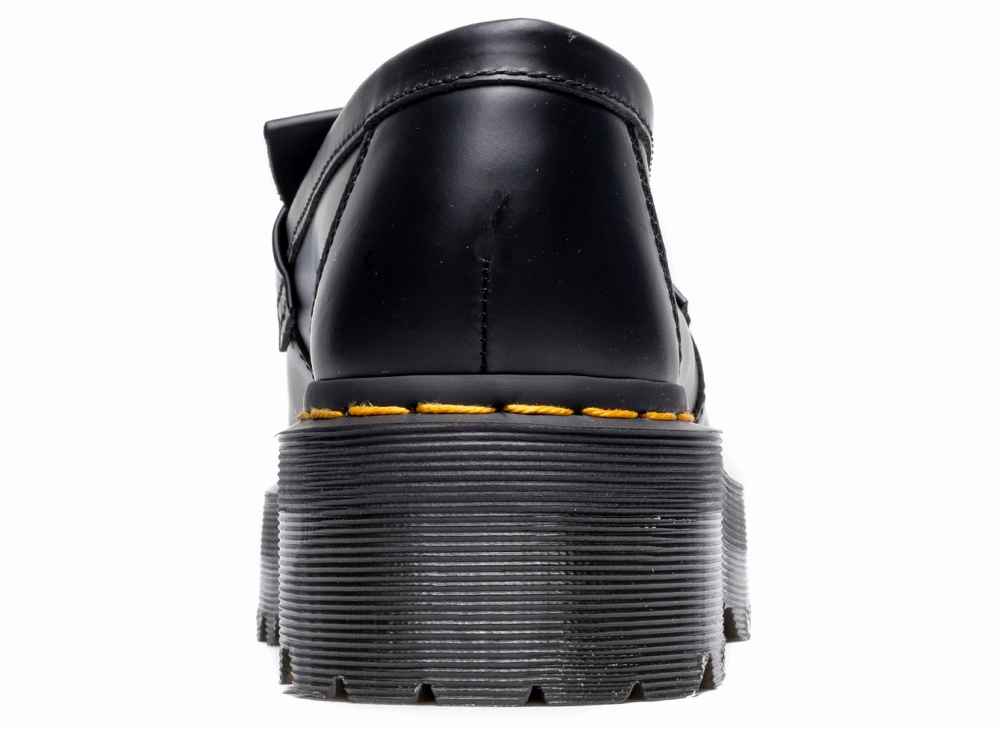 Dr. Martens Adrian Quad Black Smooth Lace Up Loafers