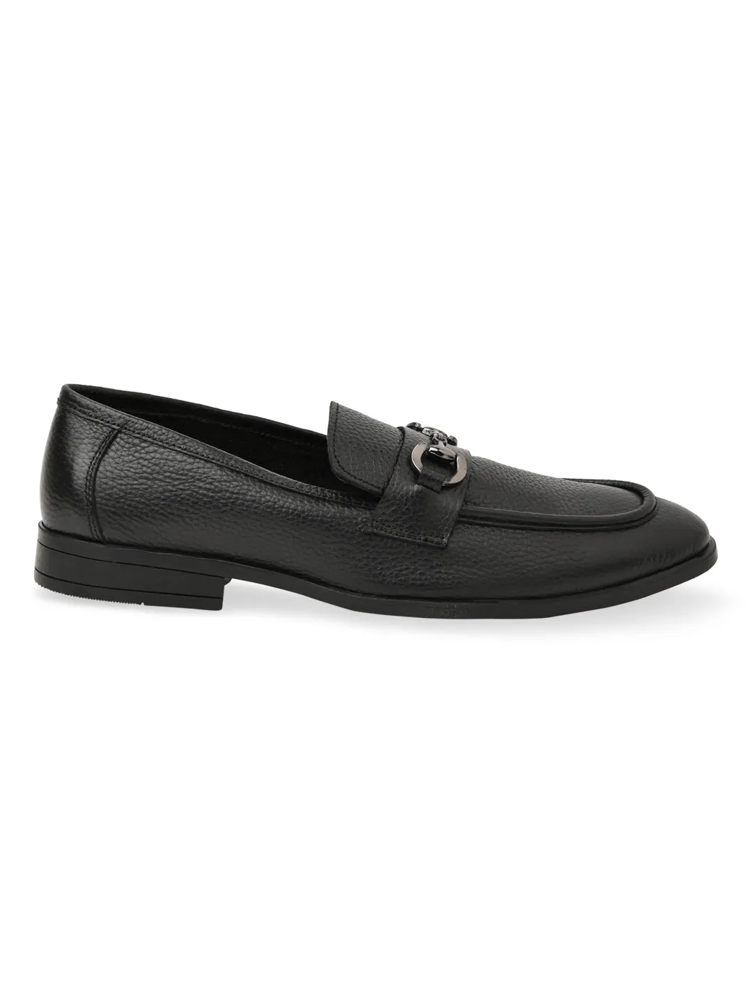 Regal Black Men Leather Buckled Formal Slip Ons Slip On Backless Sneakers