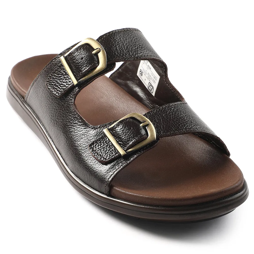 Good Beach Sandals Healers Brown Casual Sandal For Men MDL-11E By Liberty