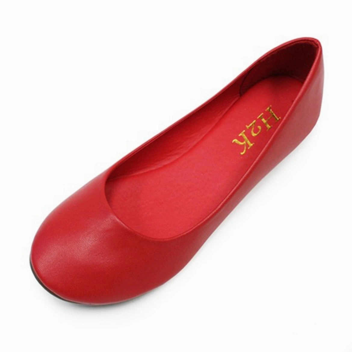 Frame Flat Shoes MUSE Red