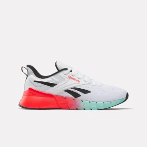 Nano Gym White/Black/Energy Red Cross Training Reebok Shoes