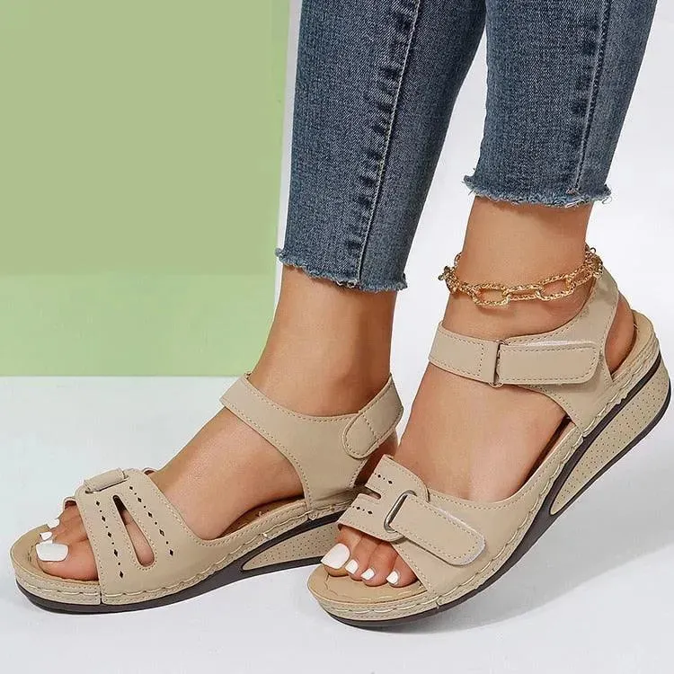Flap Wedge Sandal Shoes Cheap Sandals