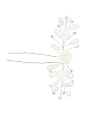 Crystal Inflorescence Hair Pin Flower Sandals
