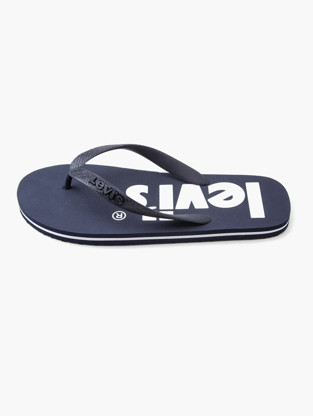Men's Brand Logo Flip Flops Slip On Loafer Mules