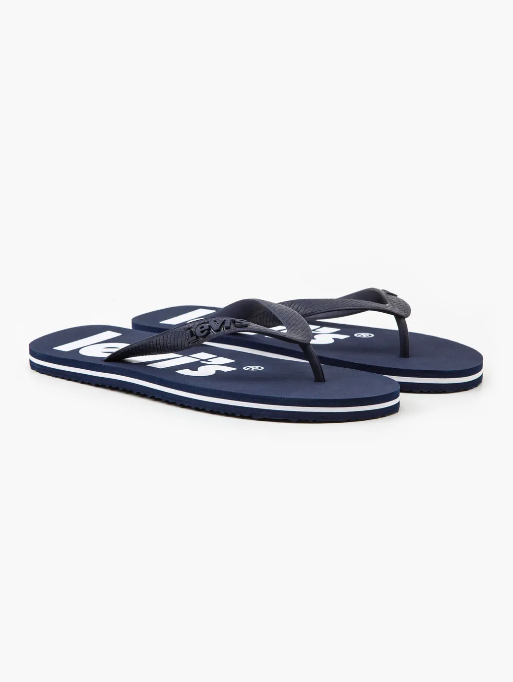 Men's Brand Logo Flip Flops Slip Ons On Amazon