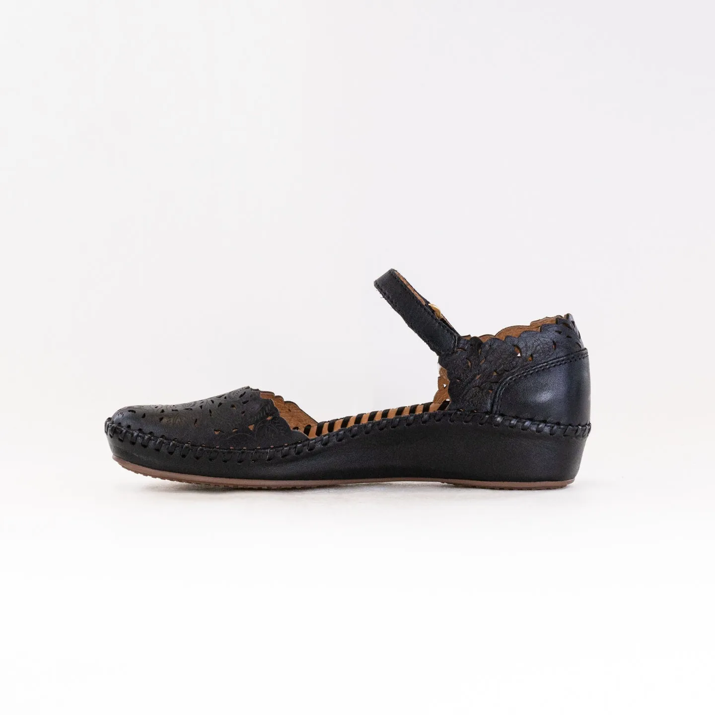 Best Running Shoes For Flat Feet Overweight Pikolinos P. Vallarta 655-0906 (Women's) - Black Leather