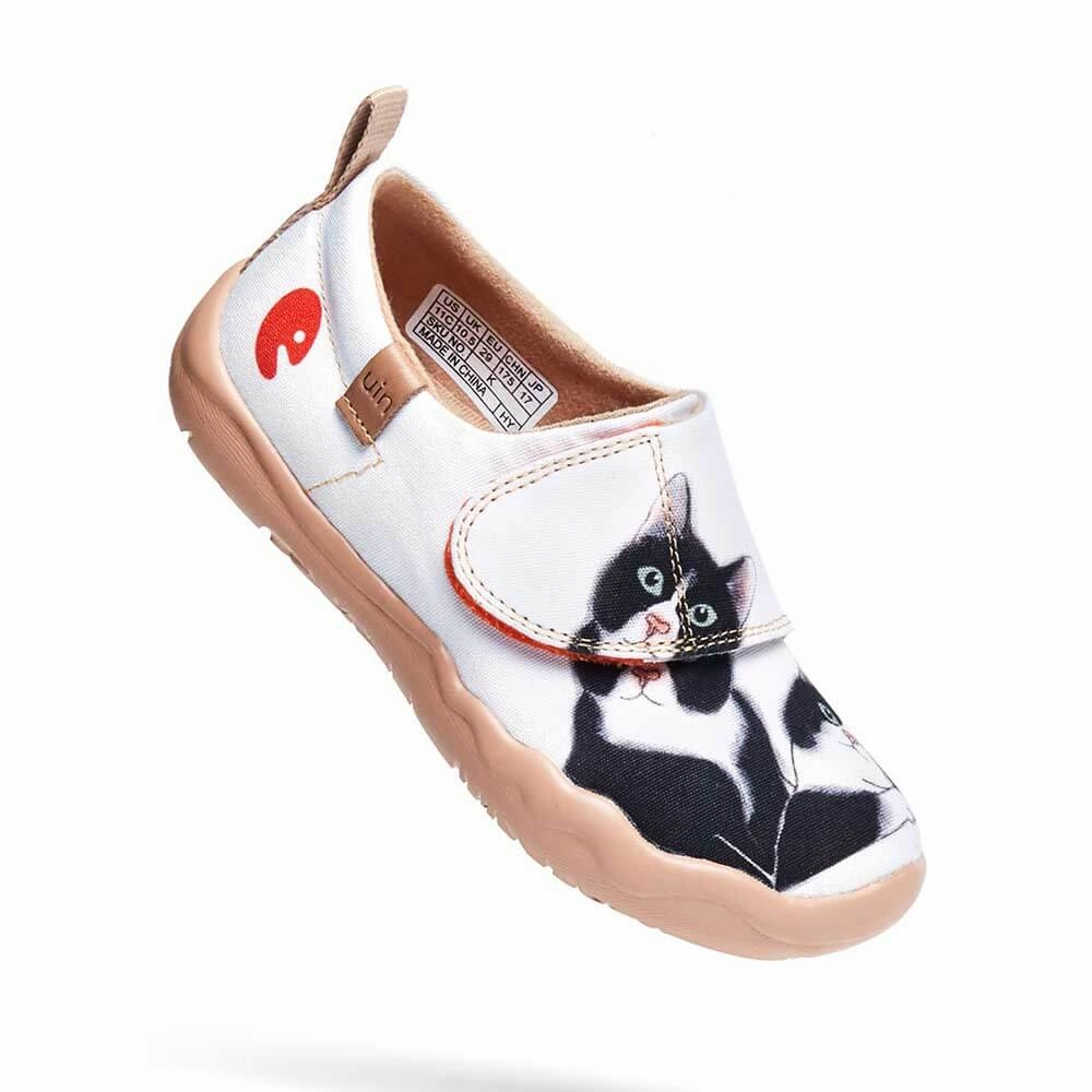 Milky Kitty Kid Sneakers At Wedding