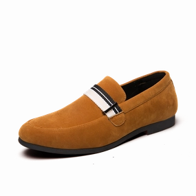 Navy Suit With Loafers West Louis American Style Suede Trendy Loafers