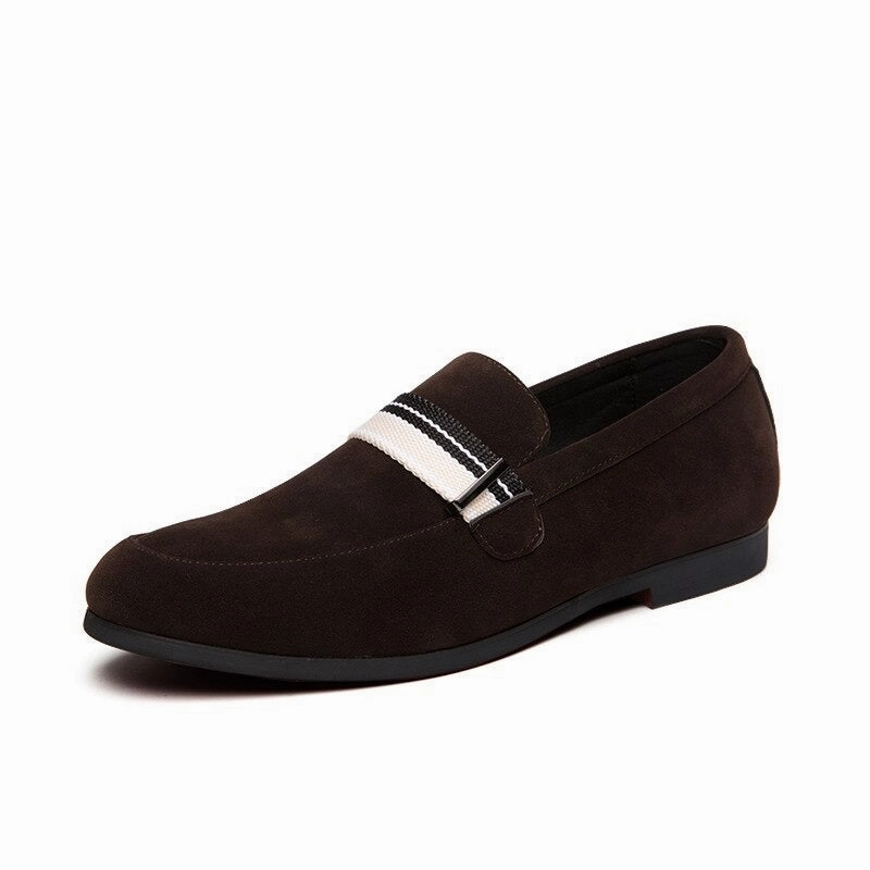 Rugged Loafers West Louis American Style Suede Trendy Loafers