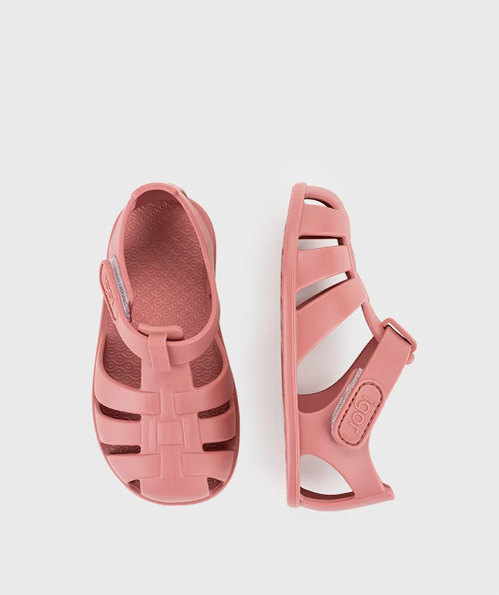 St Lucia Sandals Halcyon Igor Girl's Nemo Solid Sandals, Nuevo Rosa