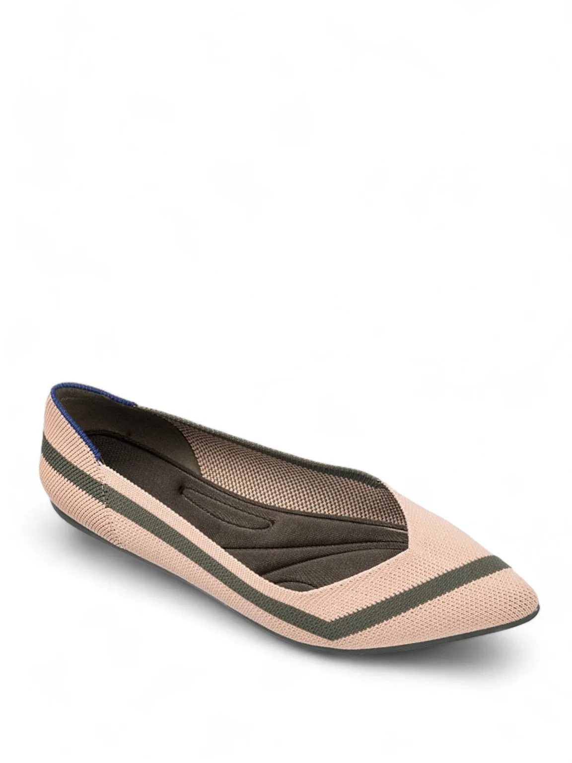 Stripe Rainbow Ballerina Flats Bike Shoes Flat Pedals