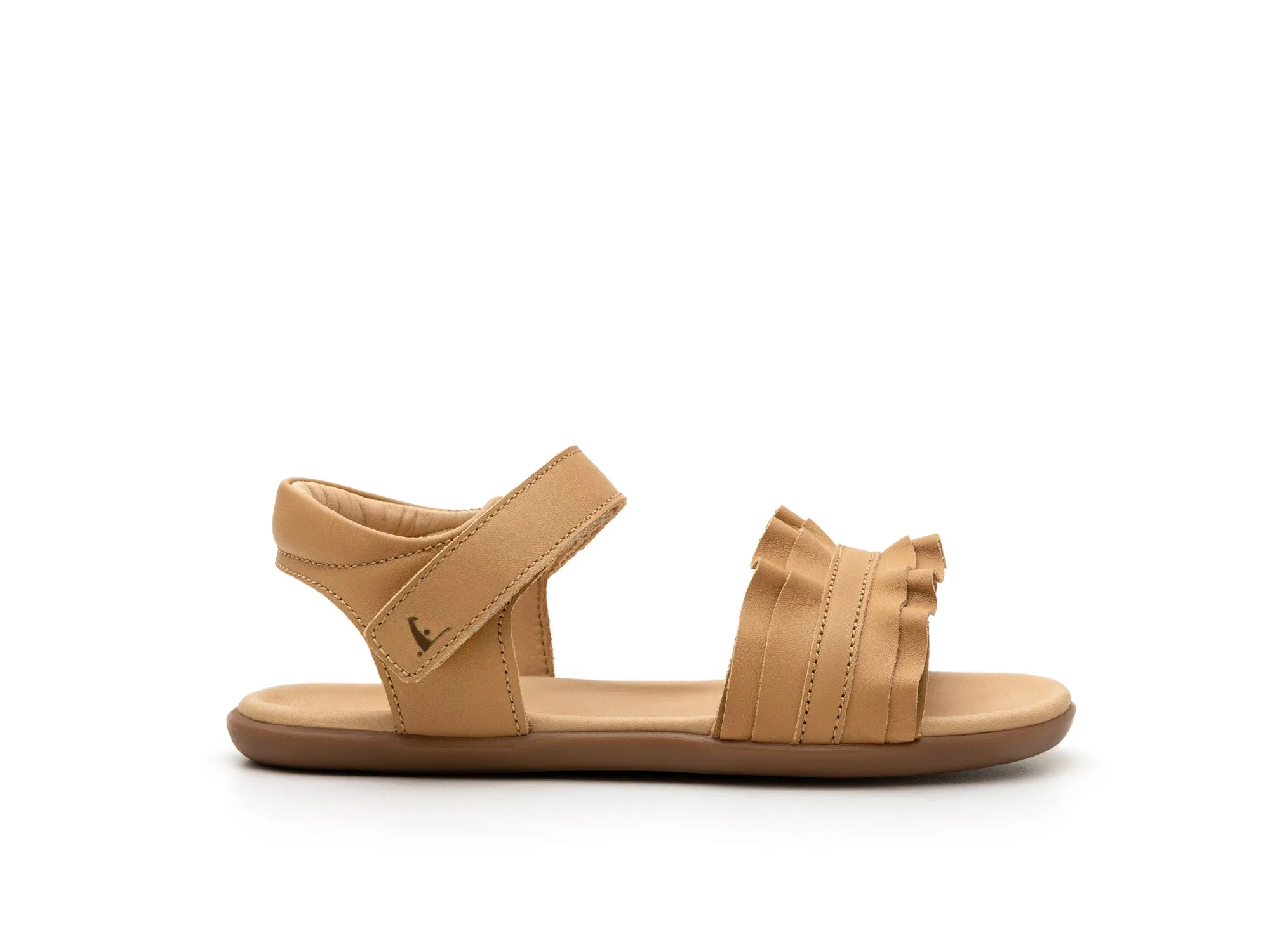 Tip Toey Joey Girl's Ruffle Sandals - Hay Sandals Halcyon Beach Hotel