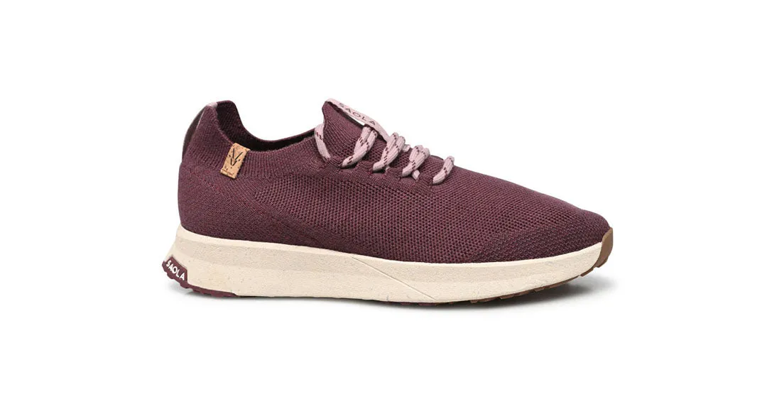 Sneakers Rubber Running Shoes Tsavo W 2.0 Wool Wine