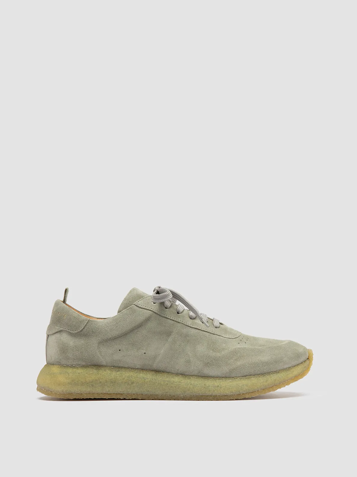 LEGEND 001 - Light Green Suede Low Top Sneakers Salvatore Ferragamo Sneakers