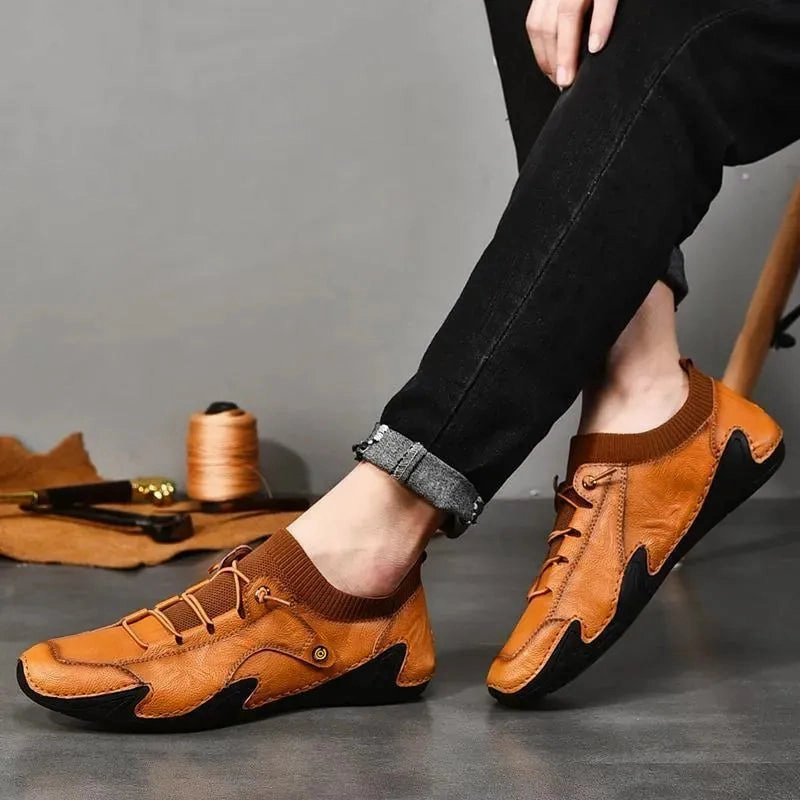 Loafers Ferragamo Leather Sock Sneaker Shoes