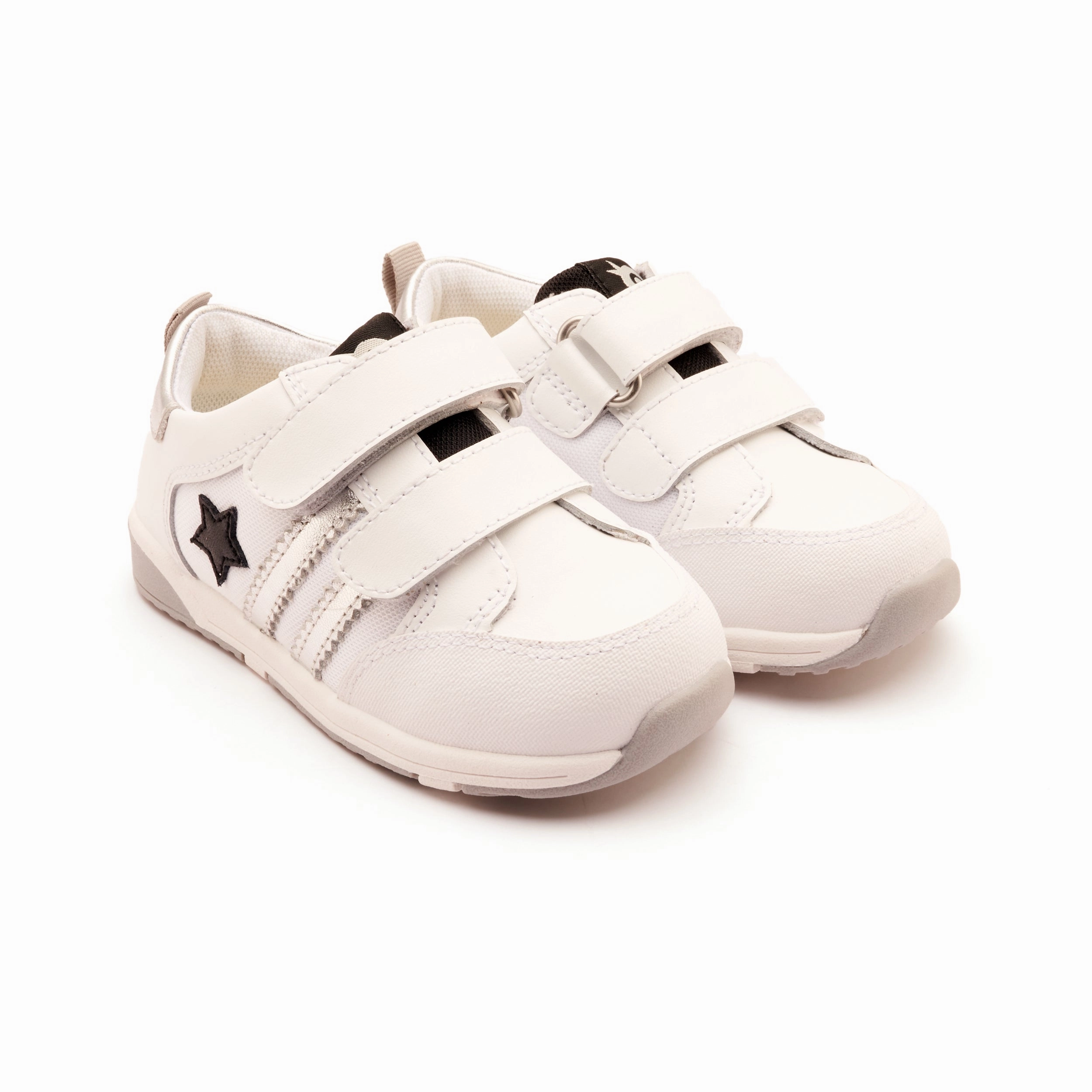 Sneakers Film Old Soles Boy's and Girl's Field Squad Casual Shoes - Snow / Silver / Black